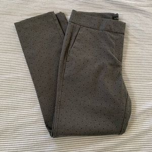 NWOT. LOFT Marisa dotted pants